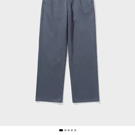 마이라이브러리 107 washed cotton pants 미드블루