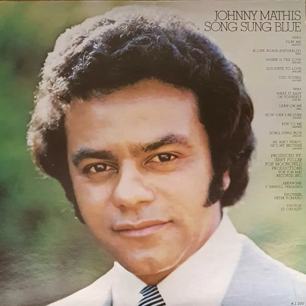 LP ㅡ Johnny Mathis 수입음반