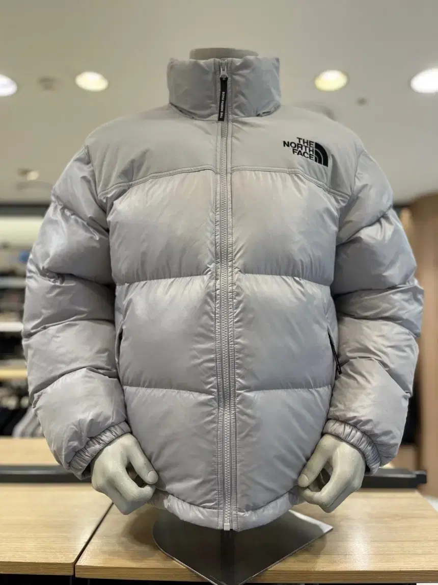 The North Face NJ3NP55C Unisex Nubby Onball Jacket Padded Light Gray