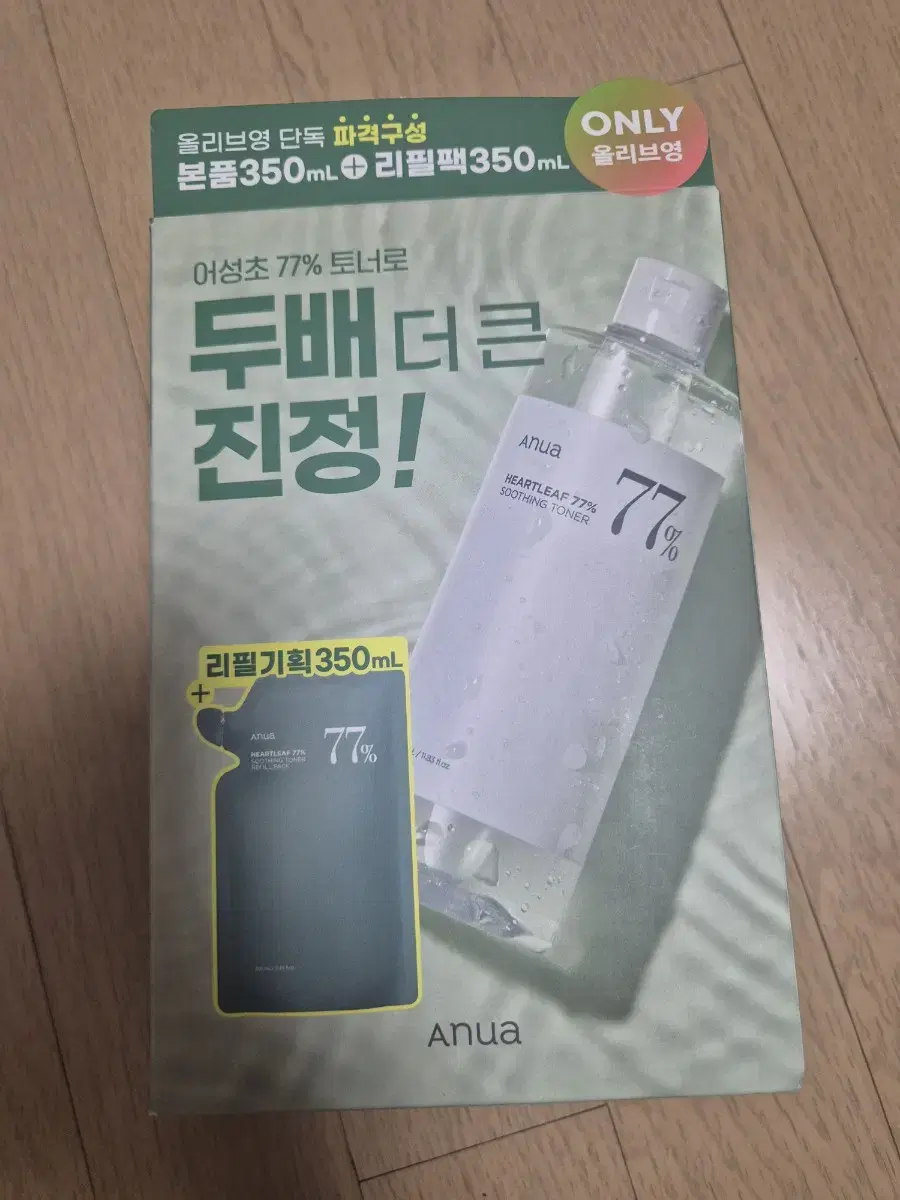 아누아 어성초 77 수딩 토너 350ml 기획