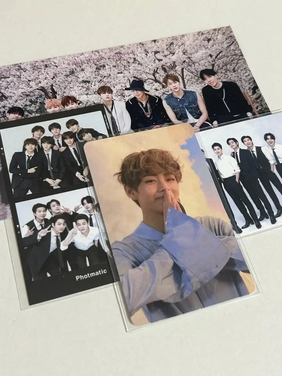 bangtan v kim taehyung hull O version photocard wts