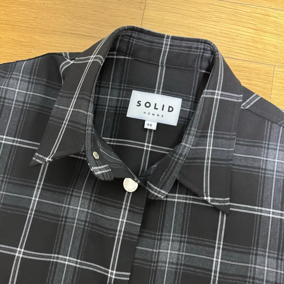 Solid Homme Main Check Shirt 46