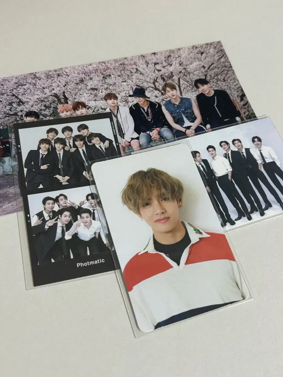 bangtan v kim taehyung hull v version photocard wts