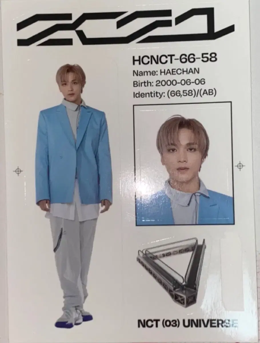 NCT official goods sticker (Haechan, Jungwoo, Taeyong)