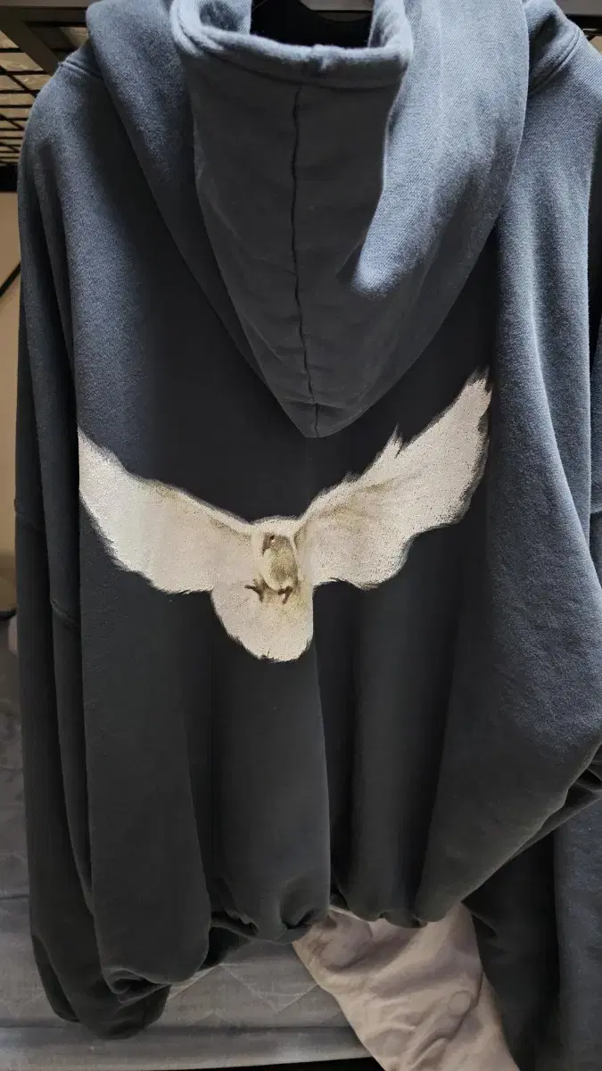 E.J. Gap x Balenciaga Dove Hoodie Washed Black