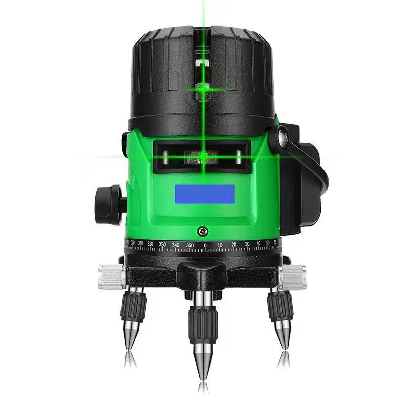 (무료배송&AS보장)고정밀 레이저 레벨기 고성능 수평기 (2선+삼각대)