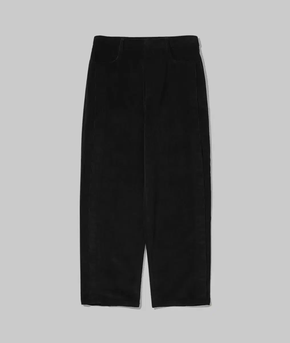 Intimidating Corduroy Double Detail Pants Black Size XL