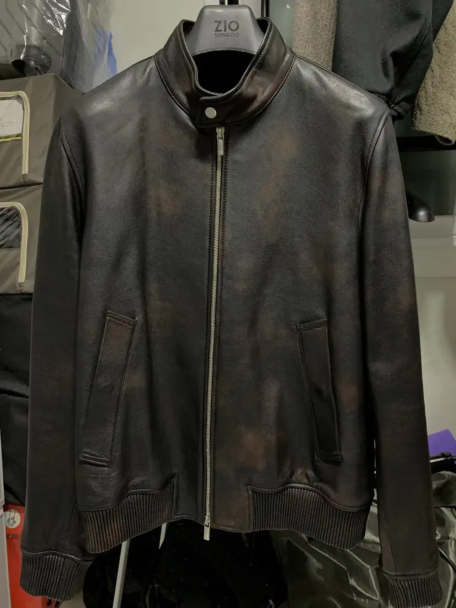 Jil Stuart new leather jacket for sale