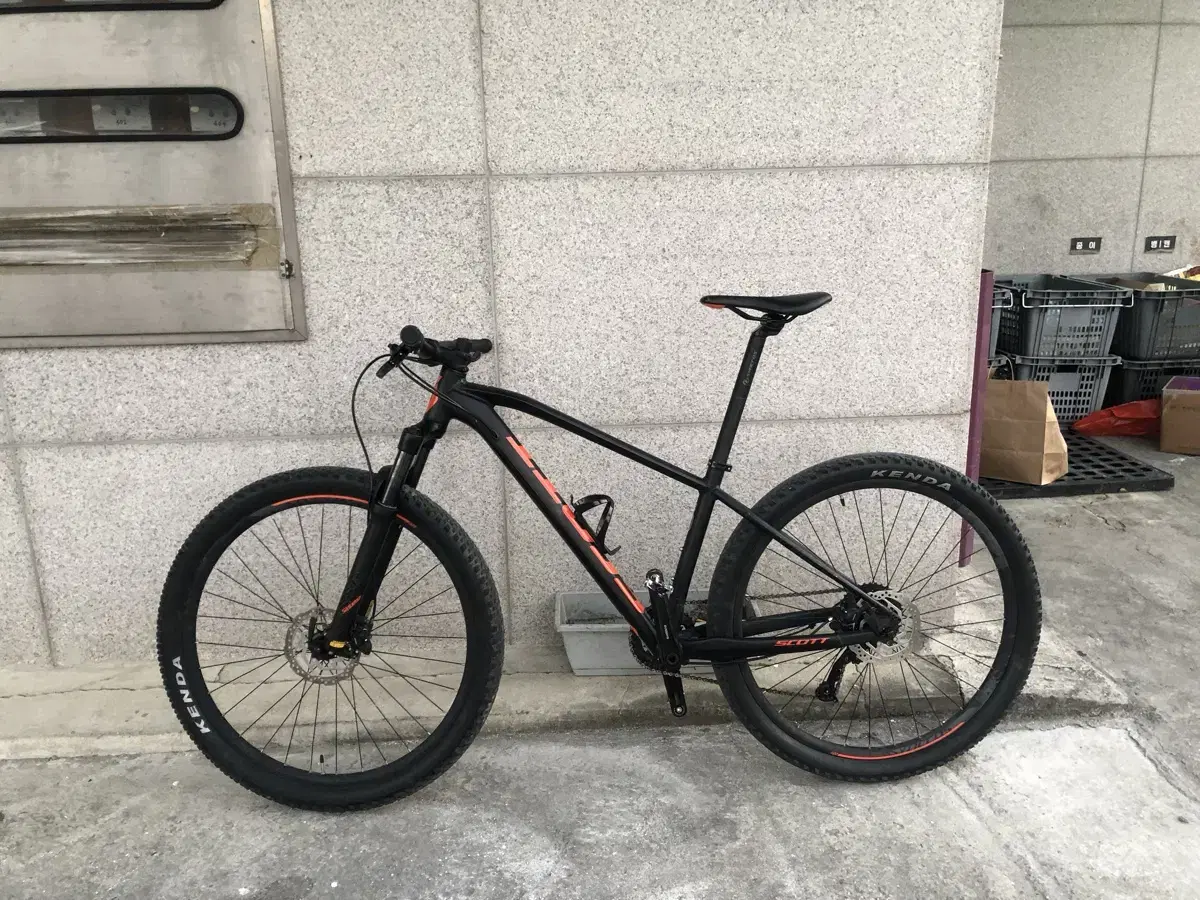 스콧 ASPECT 740 화강암 Shimano 디스크 브레이크와 싱크로