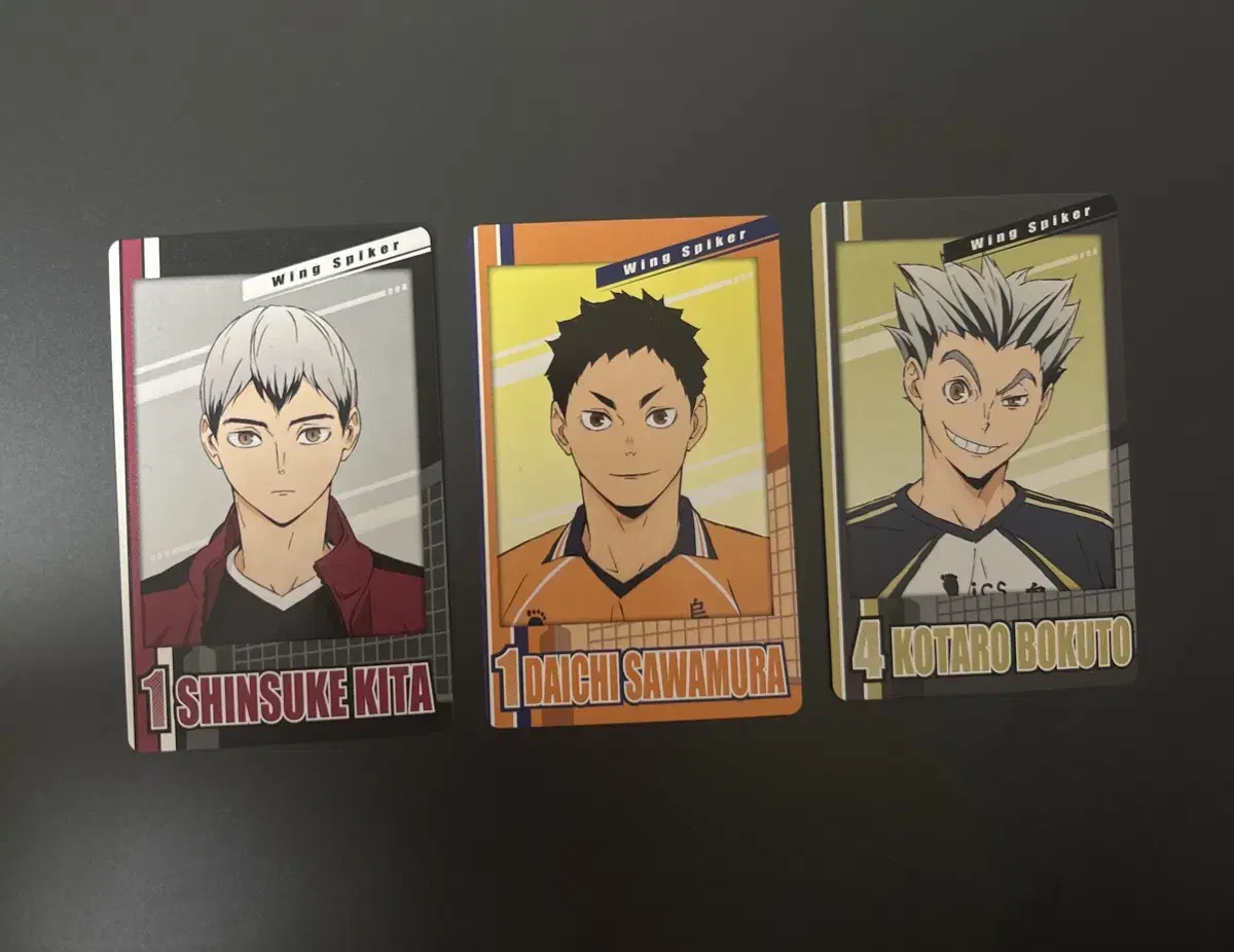 Haikyuu Clear Card Kitashinsuke & Sawamura Daichi & Bokutokotaro