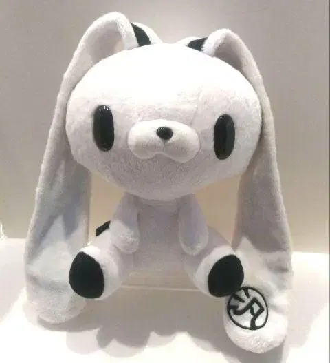 (Rare) Universal Bunny White Black Rabbit Doll Japan Vintage Medium Inhung Nui Kurumi