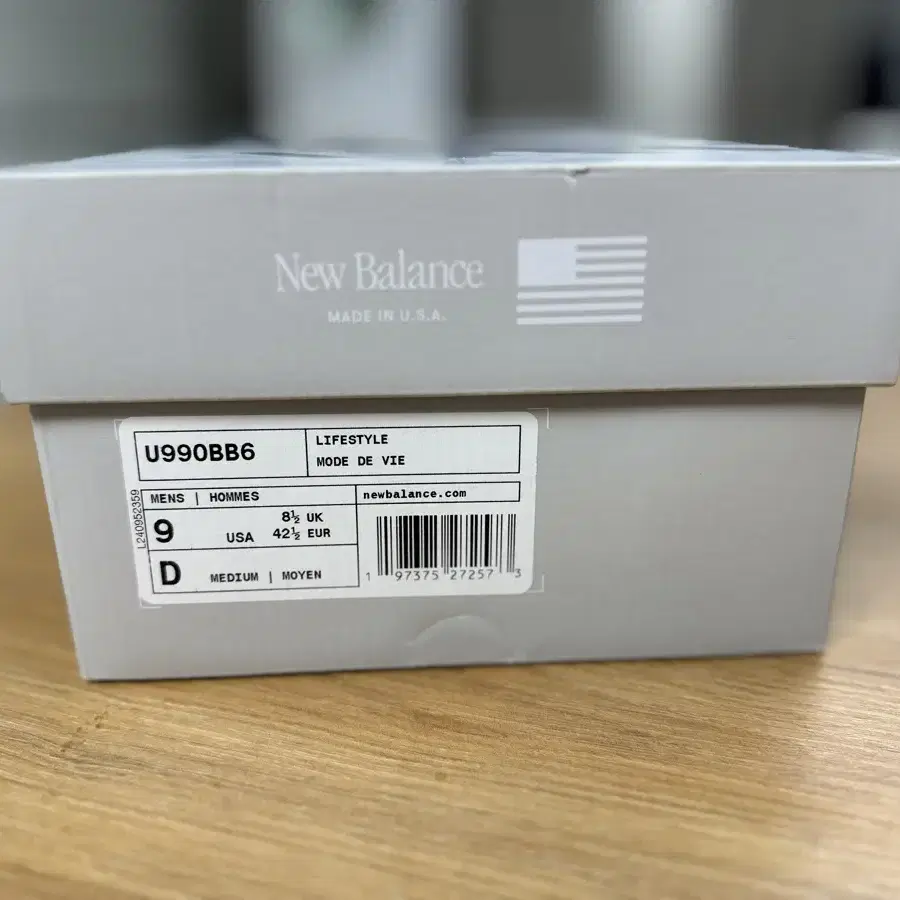 New Balance 뉴발란스 990v6 트블 새제품 270