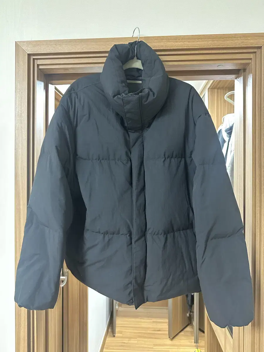 23FW Uniqlo U padded volume puffer black sells size L