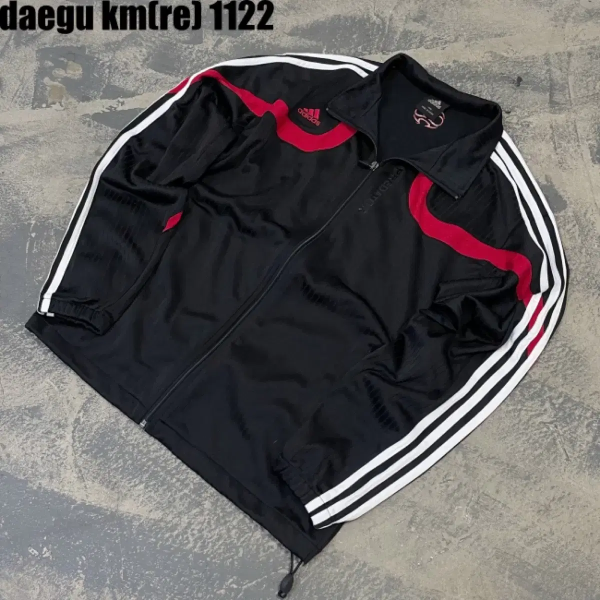 100% Adidas training top with zip-up jacket