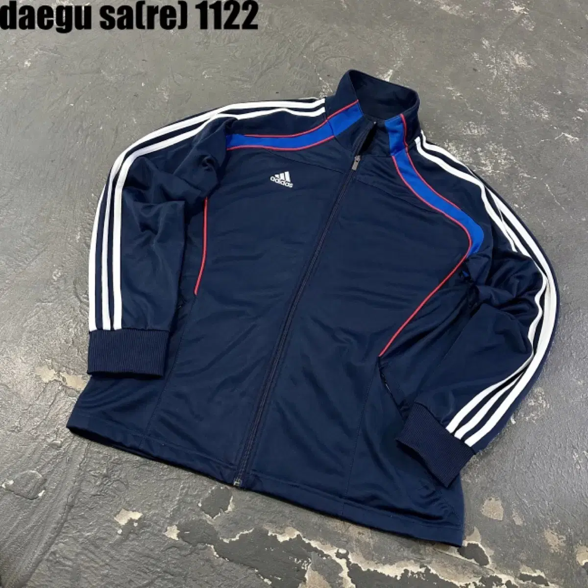 100% Adidas training top with zip-up jacket