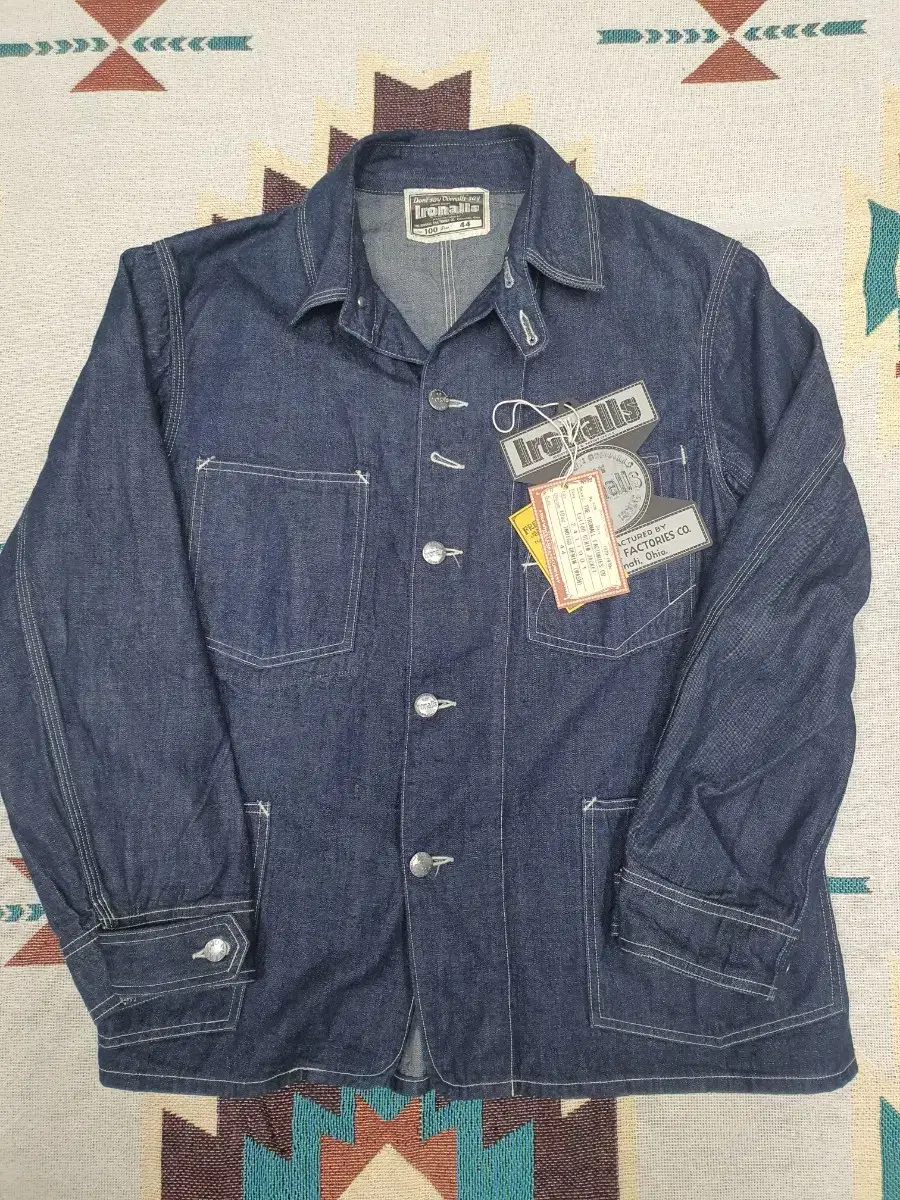 Freewheelers Ironalls LOT100 Denim Coverall Jacket