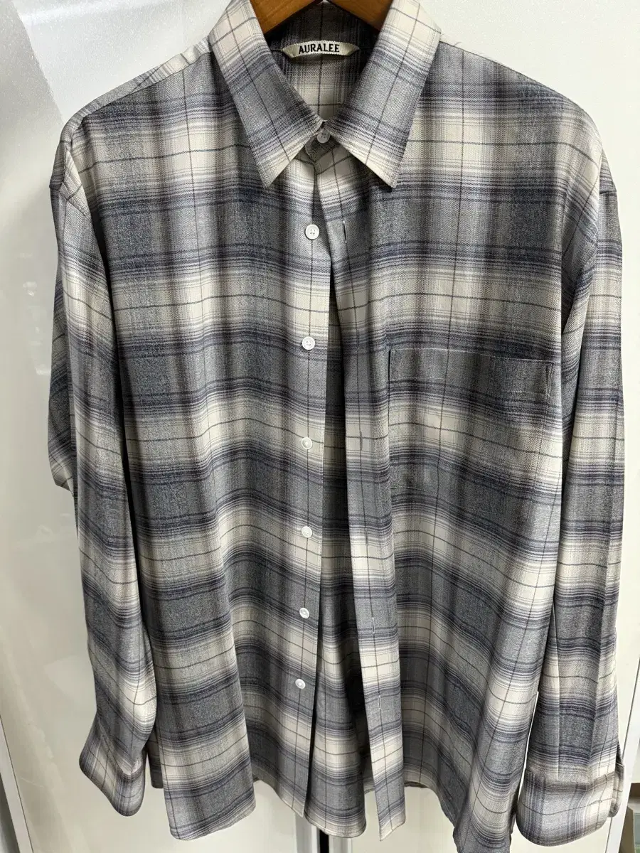 23FW Orari Wool Shirt Grey 5 sizes