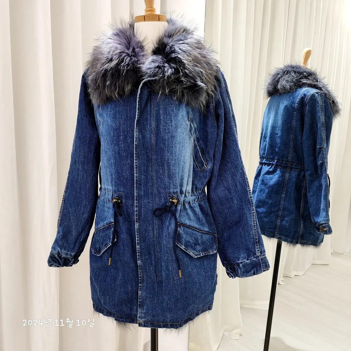 FURS66 Pesceisei Italian Fox Jeans Coat-Medium