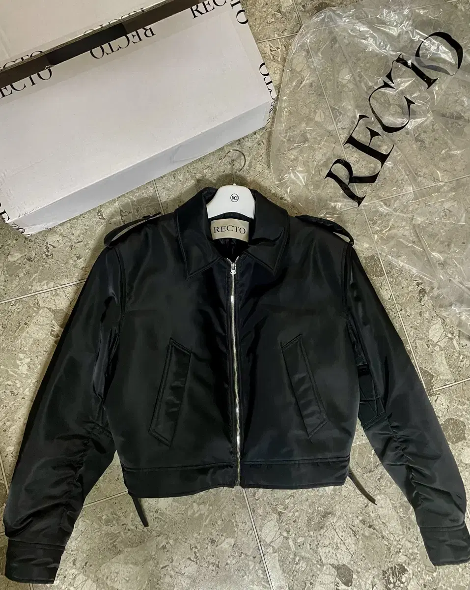 Recto Tolouse Nylon Bomber Jacket L