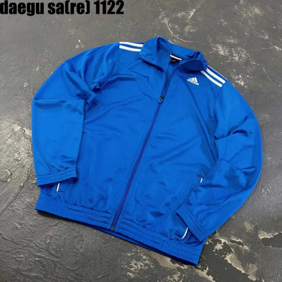 100% Adidas training top with zip-up jacket