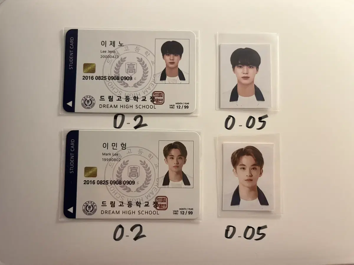 NCT mark jeno Student ID Card Immigration lee jeno Unofficial goods