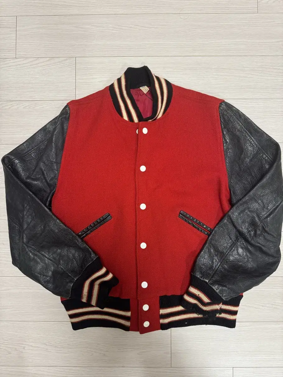 60s Vertwin Leather Varsity Jacket