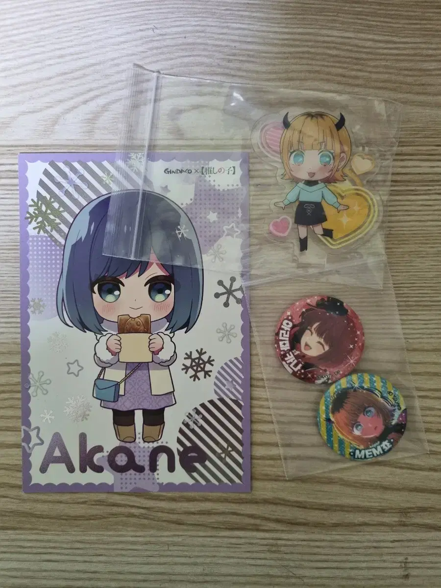 Ration)Favorite child canbadge acrylic stand postcard bulk Akane Arima Kana