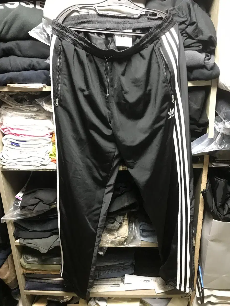 adidas Side Zip Trousers Black 3XL