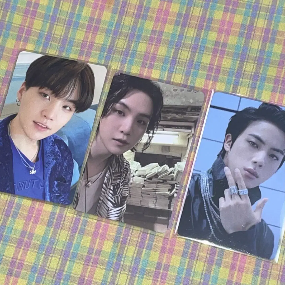 BTS bangtan Goods Yoon Ki Seokjin BE Dey Proof Photocard Kard