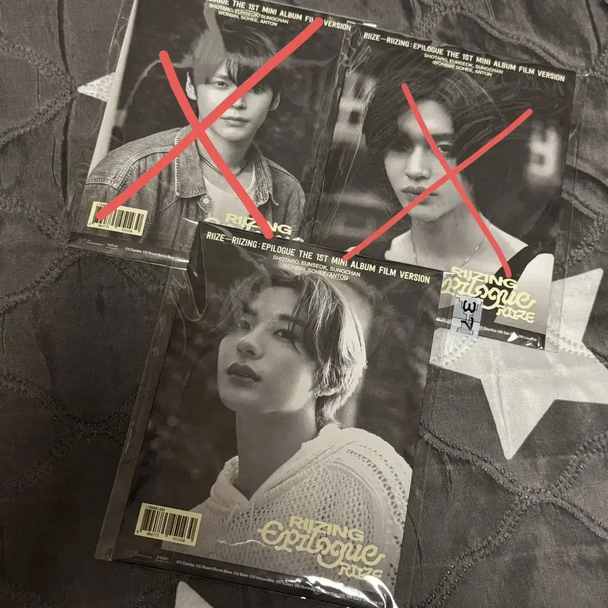 Rize Combo Epilogue Film Version eunseok wonbin chanyoung Unsealed Album Wts.