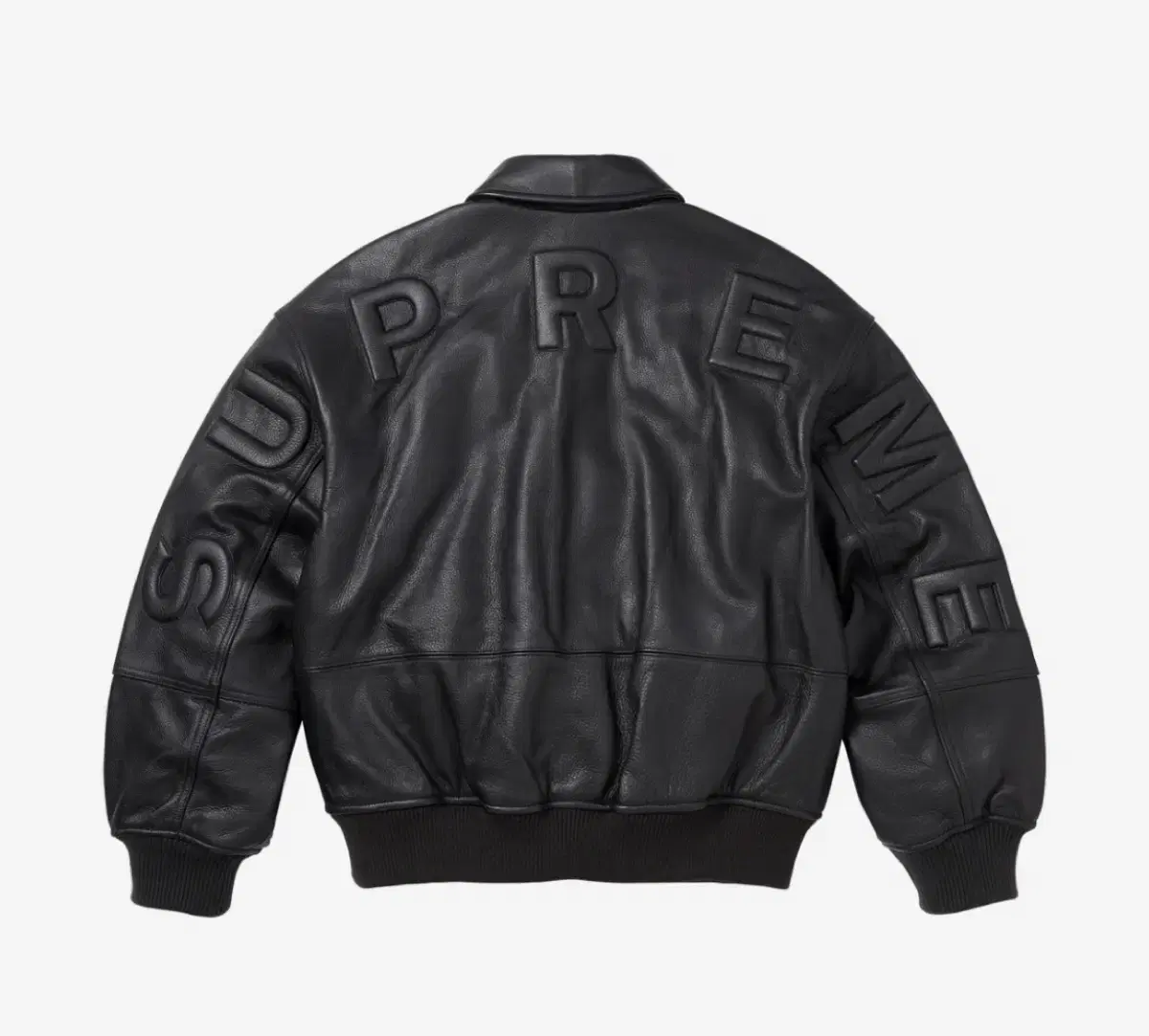 Supreme Gore-Tex Infinium Leather Varsity Jacket