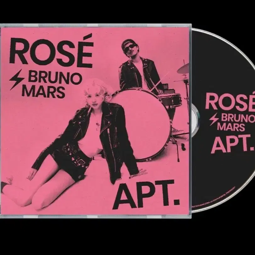 미개봉) 블랙핑크 로제 ROSE & 브루노 마스 APT 싱글 CD