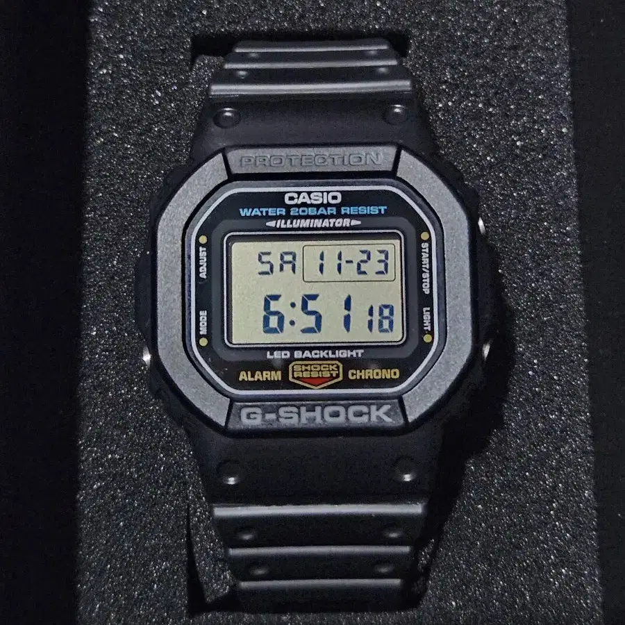 지샥 DW-5600UE-1JF(신형LED)