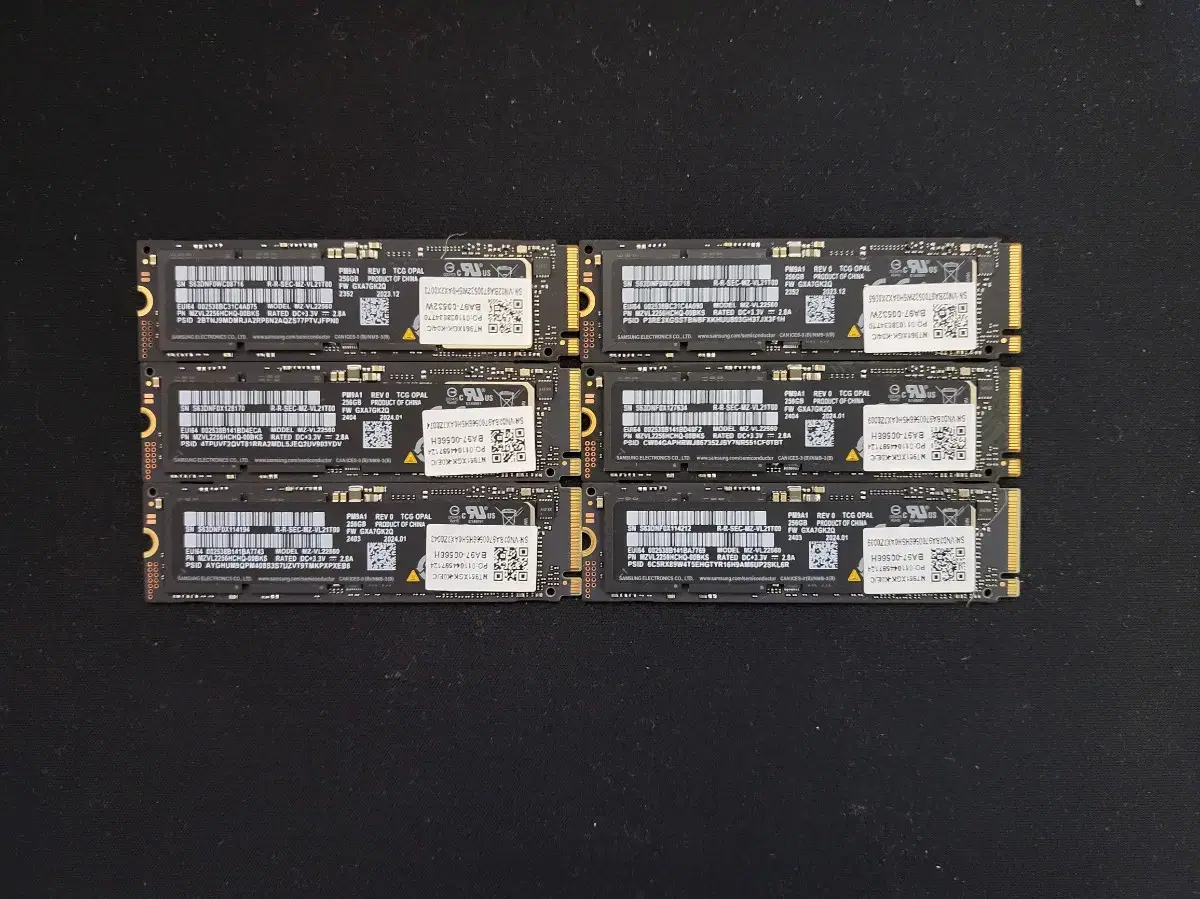 컴퓨터 저장장치 삼성 NVME SSD PM9A1 256GB