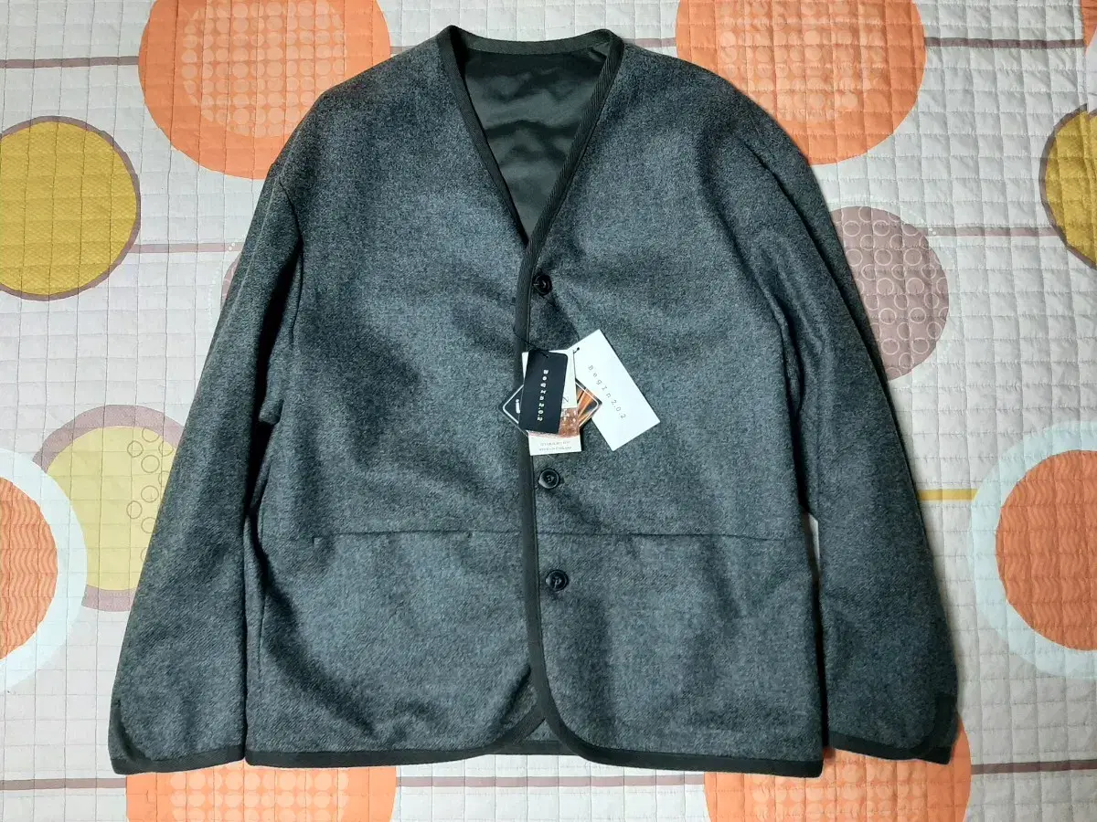 3) Bigin202 Moon Liner Tweed Wool Jacket