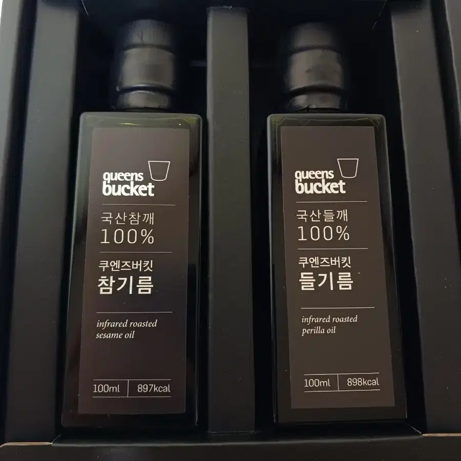 쿠엔즈버킷 참기름100ml 들기름100ml