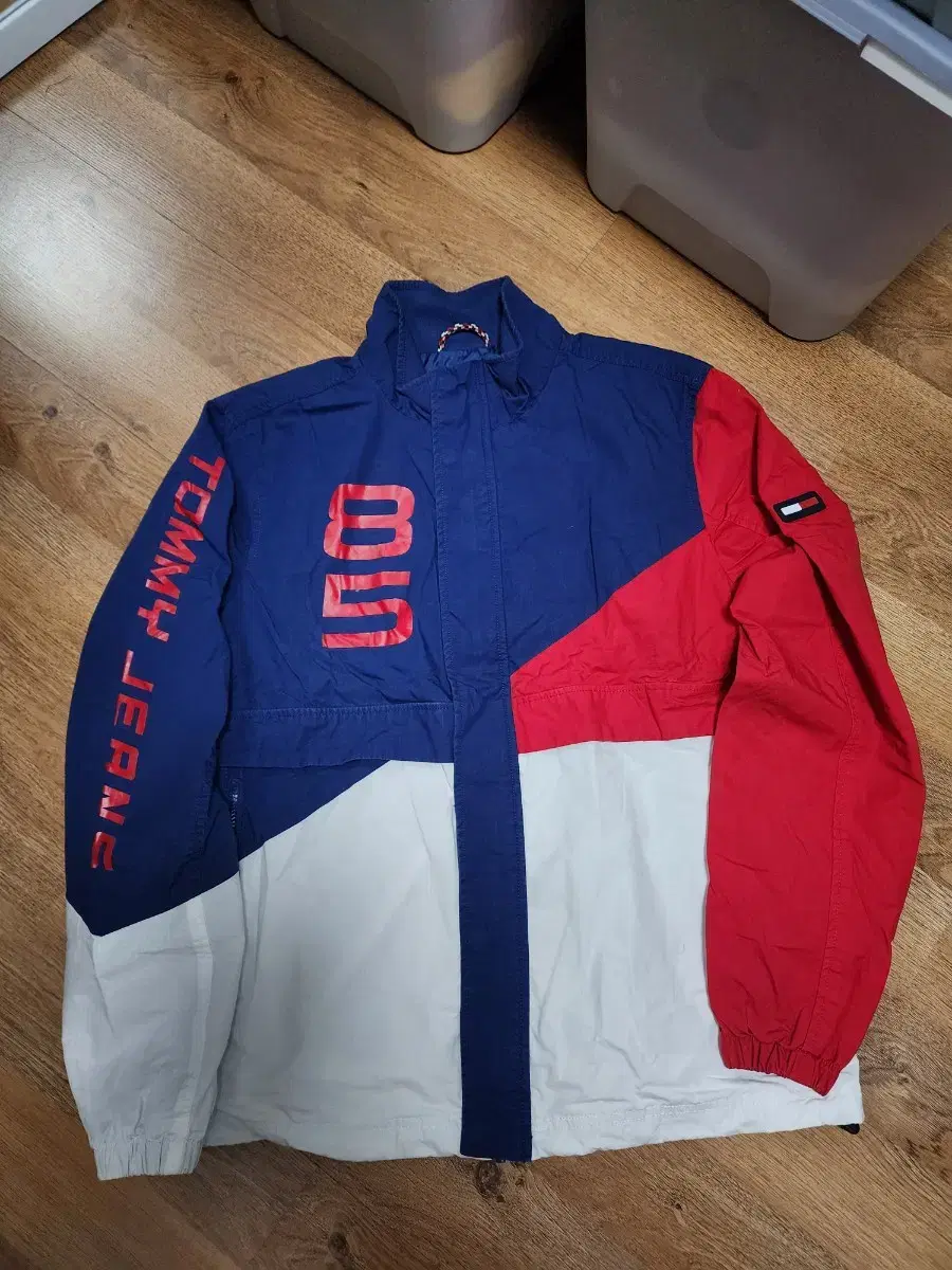 Tampo)Tommy Jins Big Logo Jumper Jacket S