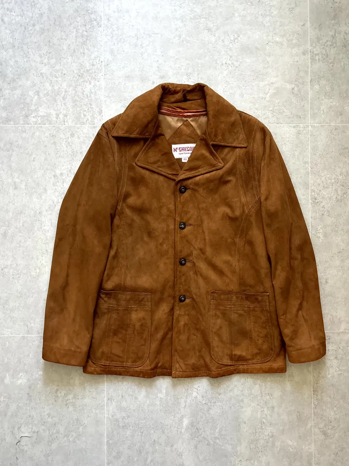 80's McGregor Suede Jacket 44 (~105)