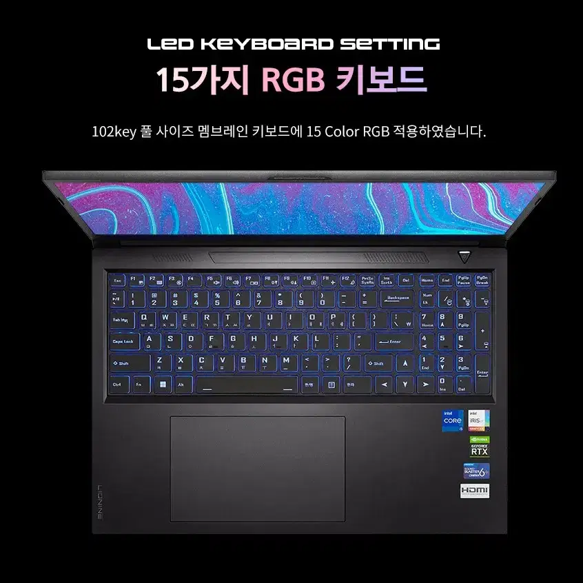 신품 i7-12700H RTX3060 L9W36 리오나인 게이밍노트북