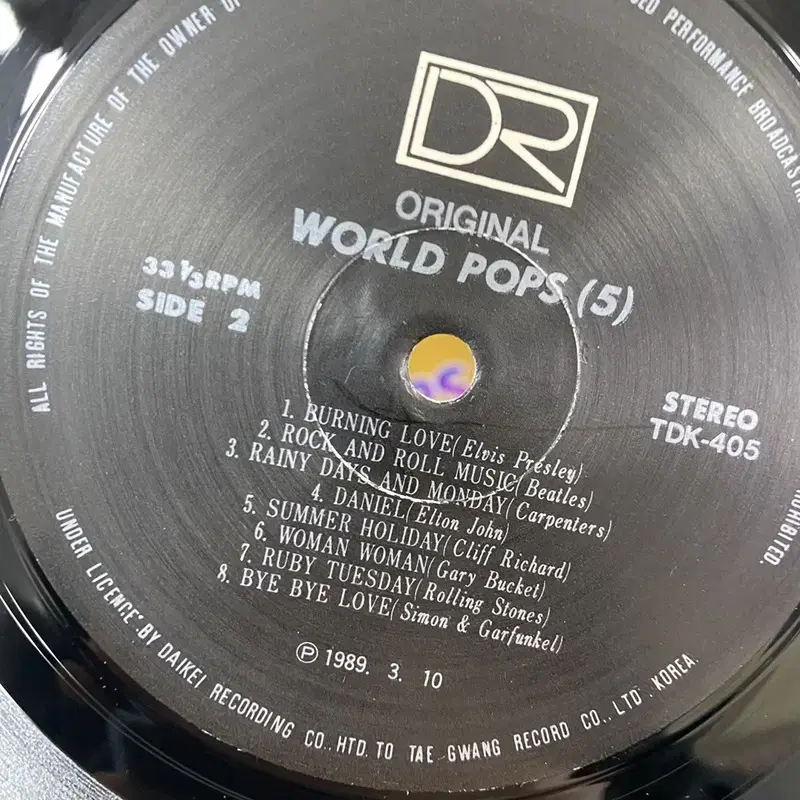 THE WORLD POPS LP / AA6436