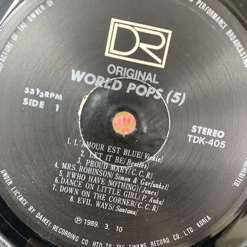 THE WORLD POPS LP / AA6436