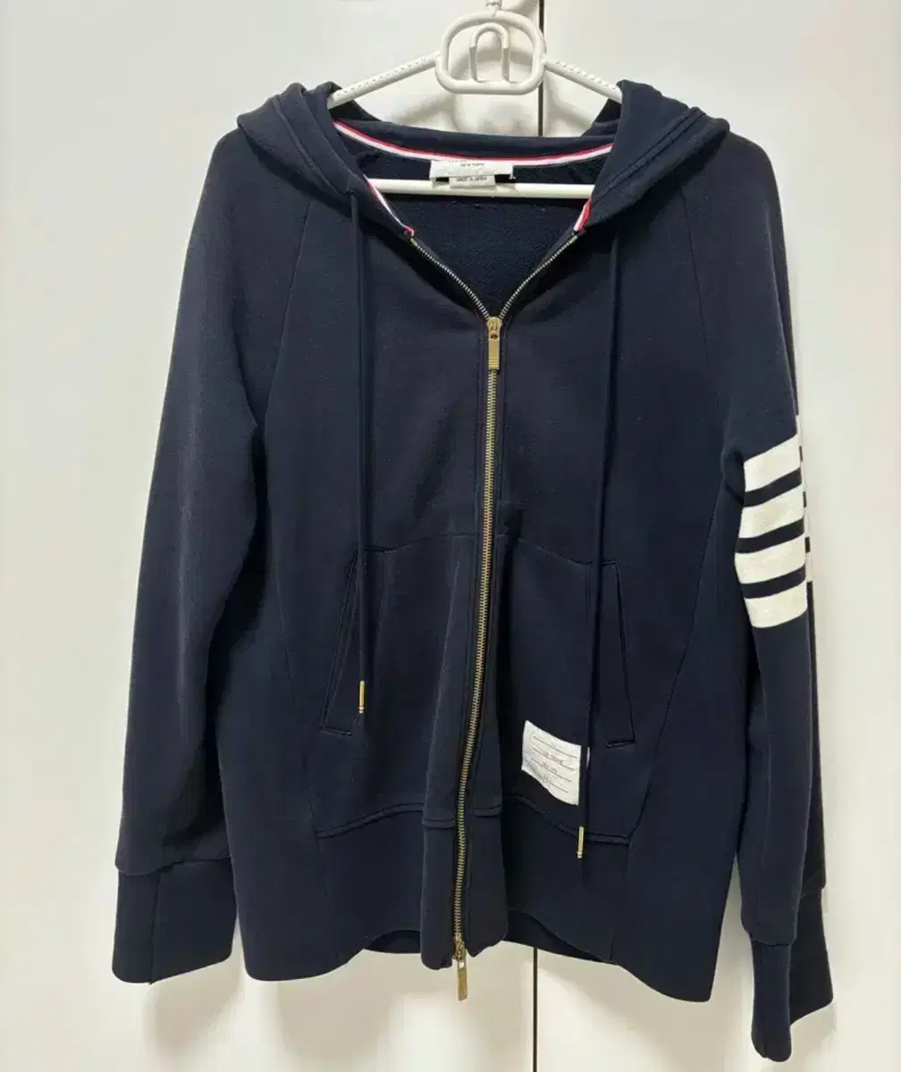 [ 3Size ] Thom Browne Diagonal Armband Hooded Zip-up Department Store Edition