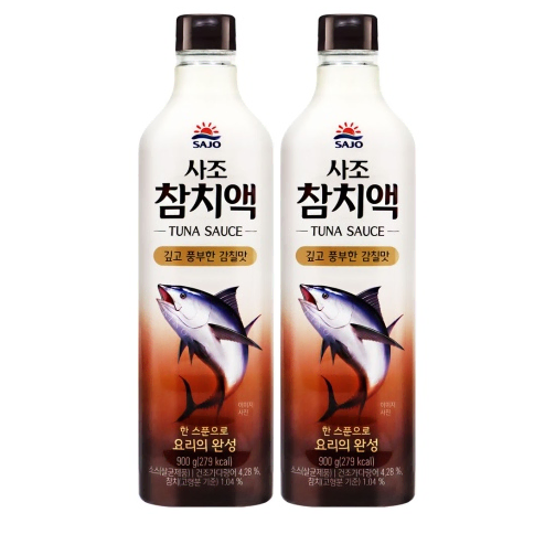 무료배송-사조 참치액 900g 2개