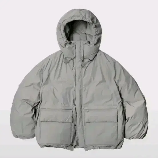 프리즘웍스 패딩 hooded puffer down L