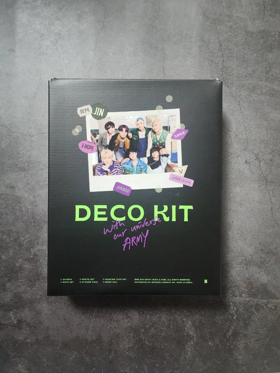 BTS bts Deco Kit Jimin Photocard Unsealed