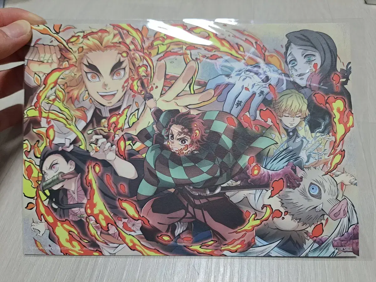 Demon Slayer Infinite Train pre-order benefit 5 bulk sell Week 2 Visual Board postcard etc.