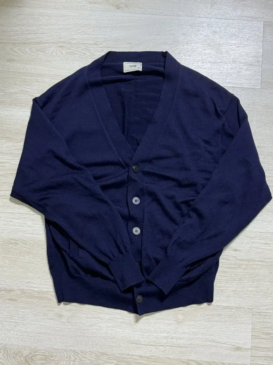 Another Office Biella Cardigan in Navy