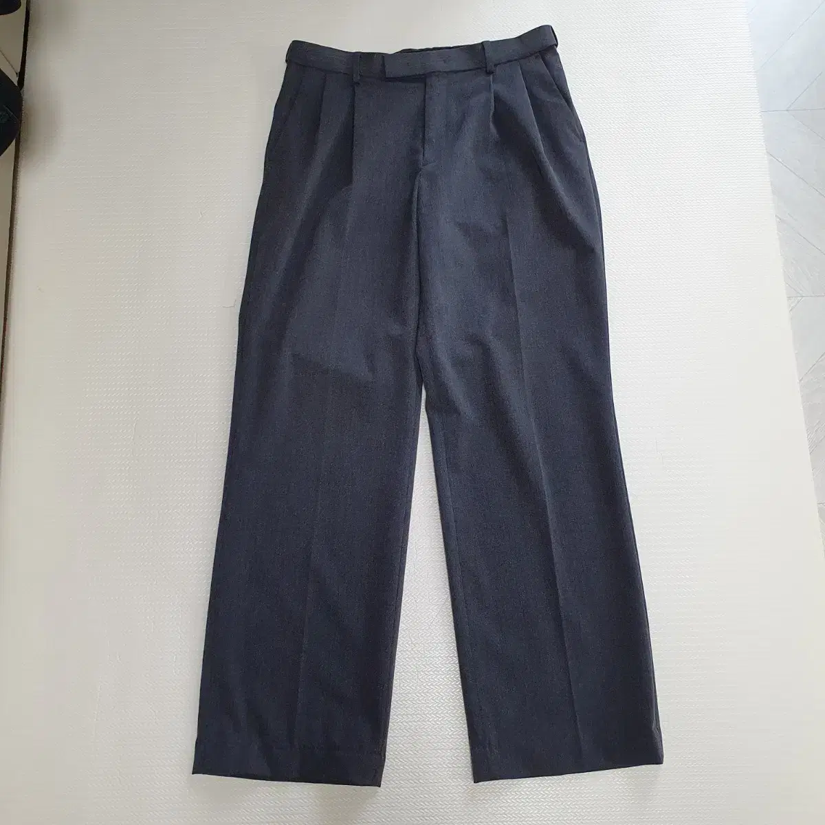 Gentleman's Standard Real Wide Slacks Medium Grey 31