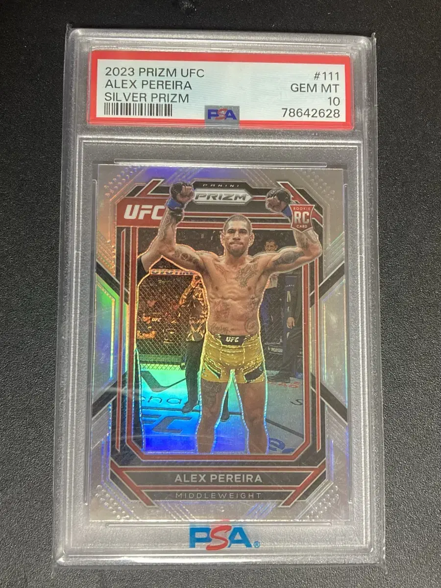 Ufc 알렉스 페레이라 루키 실버 psa10 +red prizm199한정