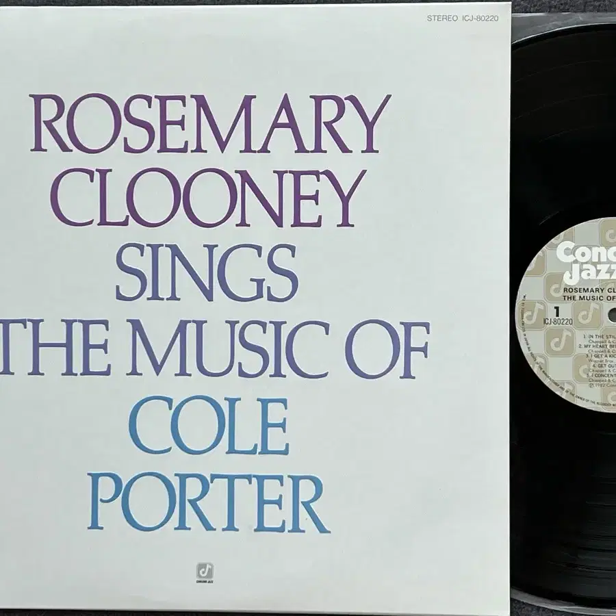 LP : Rosemary Clooney Sings The Music of